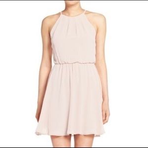Lush Blush Pink Chiffon Dress